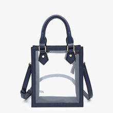 Load image into Gallery viewer, Jen & Co Elise Clear Rectangular Crossbody w/ Dual Handles