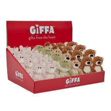 Load image into Gallery viewer, GIFFA 9" CUDDLY MINI STUFFED ANIMAL PDQ