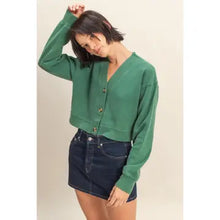 Load image into Gallery viewer, HYFVE WASHED FRENCH TERRY CARDIGAN