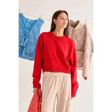 Load image into Gallery viewer, Hyfve Cropped Long Sleeve Sweater