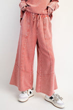 Load image into Gallery viewer, Easel Textured Mineral Washed Bellbottom Pants