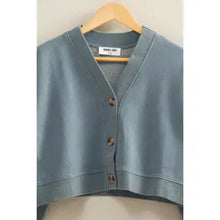 Load image into Gallery viewer, HYFVE WASHED FRENCH TERRY CARDIGAN