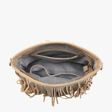 Load image into Gallery viewer, JEN & CO SADIE SUEDE FRINGE CROSSBODY DARK BROWN