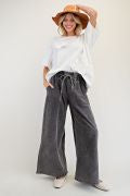 Load image into Gallery viewer, Easel Rayon Linen Mix Mineral Washed Pants