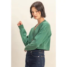 Load image into Gallery viewer, HYFVE WASHED FRENCH TERRY CARDIGAN