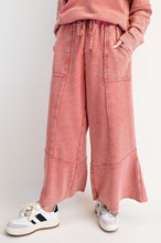 Load image into Gallery viewer, Easel Textured Mineral Washed Bellbottom Pants