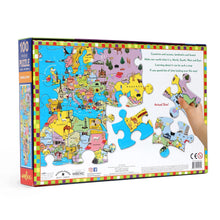 Load image into Gallery viewer, Eeboo World Map 100 Piece Puzzle