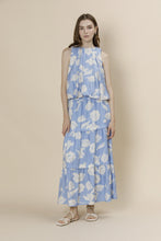 Load image into Gallery viewer, A & She Floral Smocked Waist Tiered Maxi Skirt