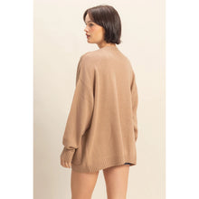 Load image into Gallery viewer, Hyfve Oversized Open-Front Cardigan Sweater with Pockets