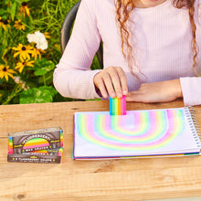 Load image into Gallery viewer, Eeboo Fluorescent Rainbow Jumbo Crayon Bundle