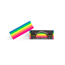 Load image into Gallery viewer, Eeboo Fluorescent Rainbow Jumbo Crayon Bundle