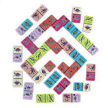 Load image into Gallery viewer, EEBOO Giant Shiny Dinosaur Dominoes