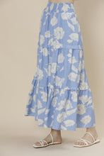 Load image into Gallery viewer, A & She Floral Smocked Waist Tiered Maxi Skirt