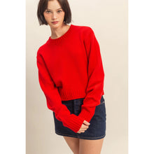 Load image into Gallery viewer, Hyfve Cropped Long Sleeve Sweater