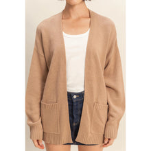 Load image into Gallery viewer, Hyfve Oversized Open-Front Cardigan Sweater with Pockets