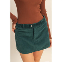 Load image into Gallery viewer, Hyfve Flirty Corduroy Mid Waist Mini Skort