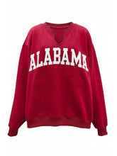Load image into Gallery viewer, BUCKETLIST COLLEGIATE REVERSIBLE OVERSIZED PULLOVER