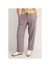 Load image into Gallery viewer, RAE MODE FRENCH TERRY COLOR CONTRAST RIB PANT