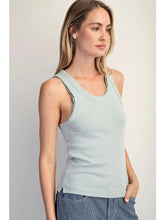 Load image into Gallery viewer, COTIERRA RIBBED KNIT TANK
