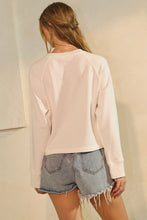 Load image into Gallery viewer, Oddi Game Day Cropped State Logo Sweatshirt
