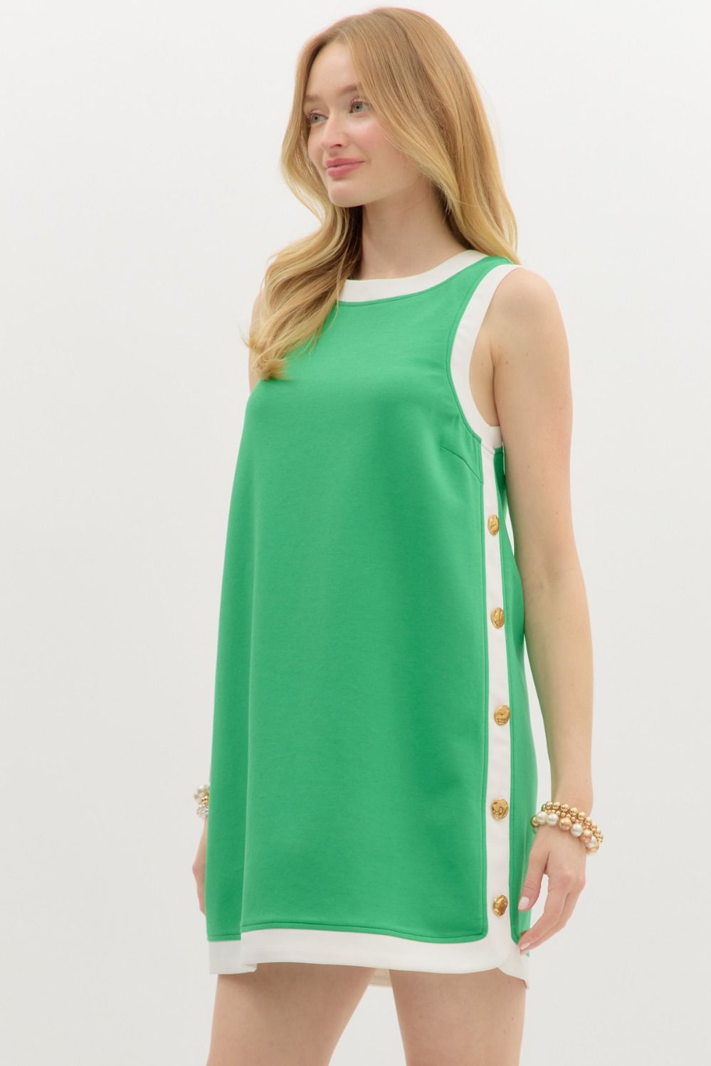 Entro Sleeveless Mini Dress mum & me mercantile Entro Sleeveless Mini Dress mum & me mercantile