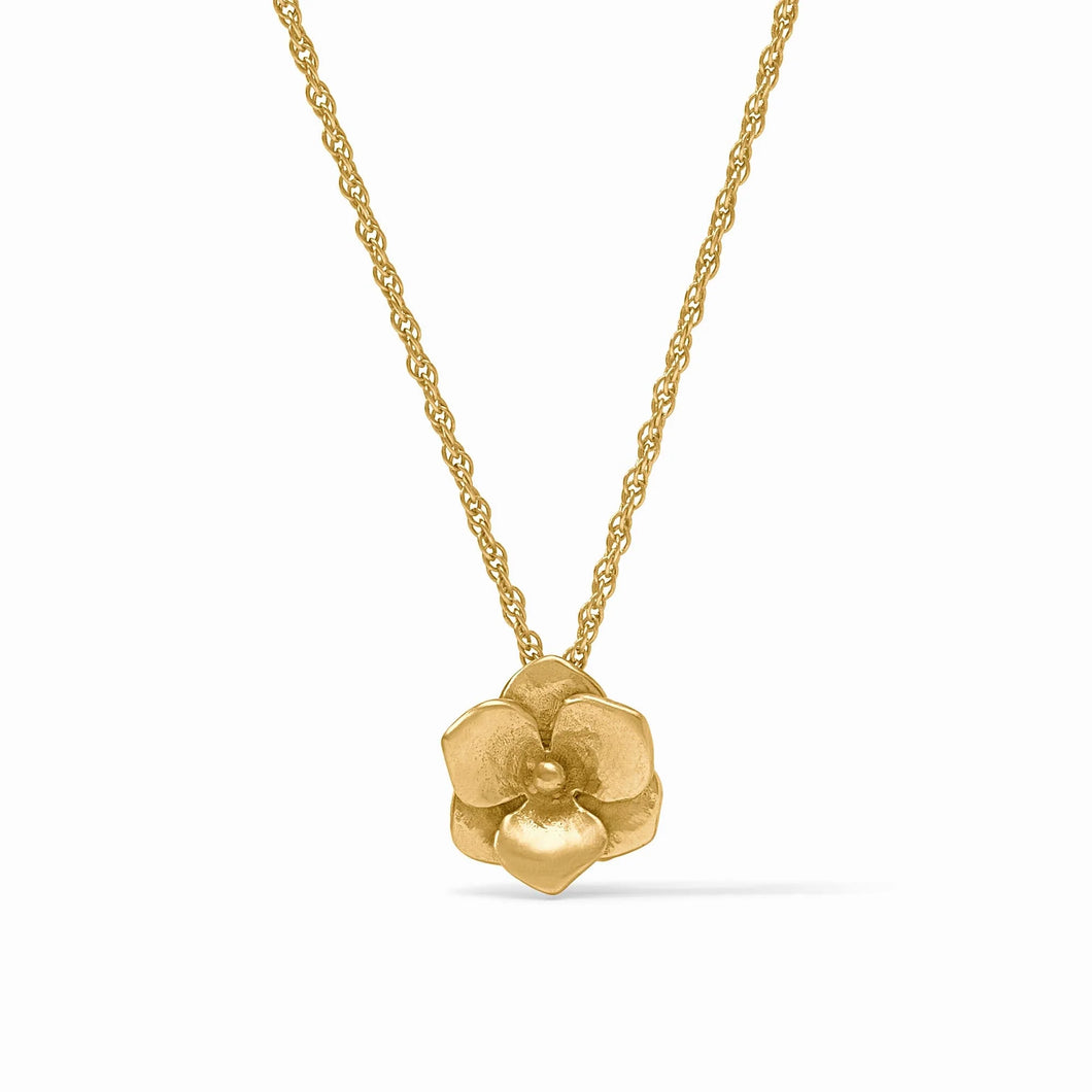 JULIE VOS DELICATE BLOOM GOLD NECKLACE