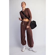 Load image into Gallery viewer, RAE MODE COTTON LYCRA CROSSOVER LONGSLEEVE SET
