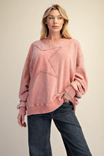Load image into Gallery viewer, EASEL STAR PATCH FRONT TERRY PULLOVER
