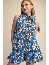 Load image into Gallery viewer, GLAM APPAREL SLEEVELESS FLORAL PRINT BLOUSE
