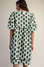 Load image into Gallery viewer, EASEL POLKA DOTS LINEN MINI DRESS
