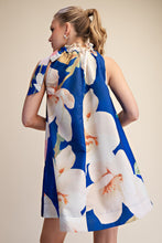 Load image into Gallery viewer, GLAM FLORAL A-LINE MINI DRESS
