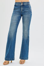 Load image into Gallery viewer, RISEN TUMMY CONTROL HIGH RISE BOOTCUT DOUBLE BUTTON STRETCHY JEANS
