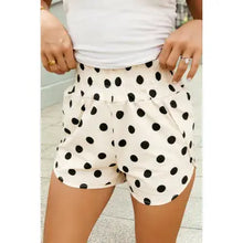 Load image into Gallery viewer, 1 the WOMAN RETRO DOT CASUAL SHIRRED WAIST SHORTS
