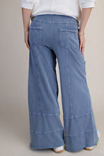 Load image into Gallery viewer, EASEL WASHED WIDE LEG TERRY PANTS
