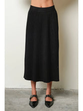 Load image into Gallery viewer, PLEATED SWEATER MIDI SKIRT
