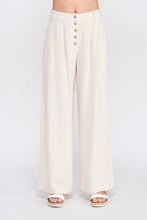 Load image into Gallery viewer, Allie Rose Soft Linen High-Waisted Palazzo Pants
