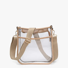 Load image into Gallery viewer, Jen &amp; Co Posie Clear Crossbody w/ Vegan Leather
