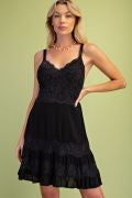 Load image into Gallery viewer, EASEL LACE GAUZE CAMI DRESS
