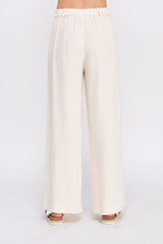 Load image into Gallery viewer, Allie Rose Soft Linen High-Waisted Palazzo Pants
