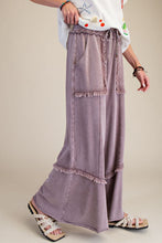 Load image into Gallery viewer, EASEL WIDE LEG WASHED TERRY PANTS
