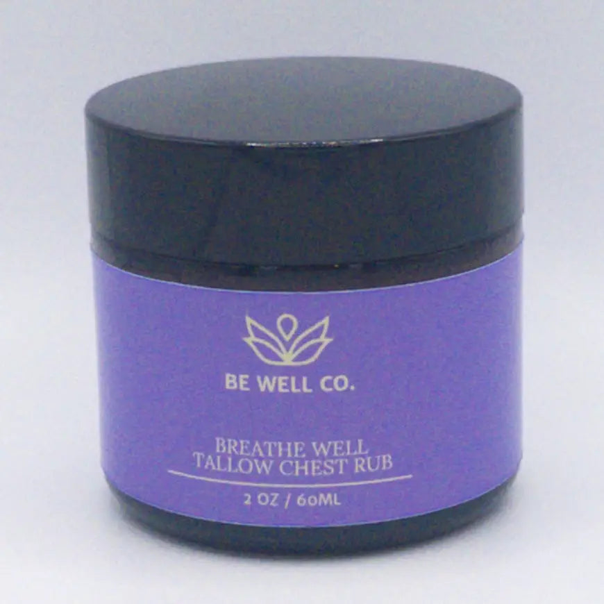 Be Well Co Breathe Well Tallow Chest Rub