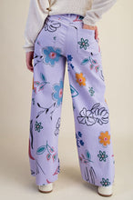 Load image into Gallery viewer, EASEL PRINTED WASHED TWILL PANTS
