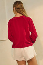 Load image into Gallery viewer, Oddi Game Day Cropped State Logo Sweatshirt
