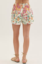 Load image into Gallery viewer, Botanical print wrap front skort
