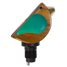 Load image into Gallery viewer, Songbird Specialties® "Singing" Wine Bottle Pourer Turquoise
