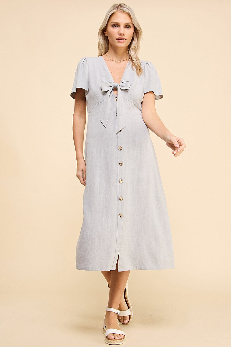 knee length dresses for ladies Under The Sea Midi Dress Blue main image 1