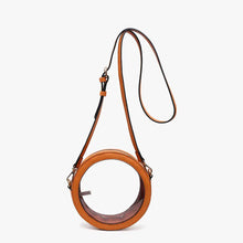 Load image into Gallery viewer, Jen &amp; Co Clear Circular Women&#39;s Crossbody Bag
