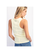 Load image into Gallery viewer, COTIERRA RIBBED KNIT TANK
