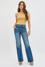 Load image into Gallery viewer, RISEN TUMMY CONTROL HIGH RISE BOOTCUT DOUBLE BUTTON STRETCHY JEANS
