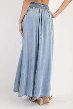 Load image into Gallery viewer, EESOME DENIM FRONT SLIT MAXI SKIRT
